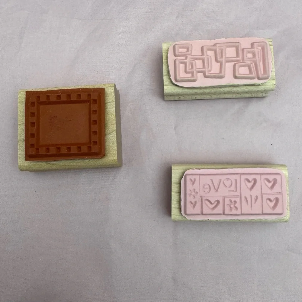 ✨ Stampin’ Up! Rubber Stamp Lot Mixed Designs Retired Wood Mounted ✨